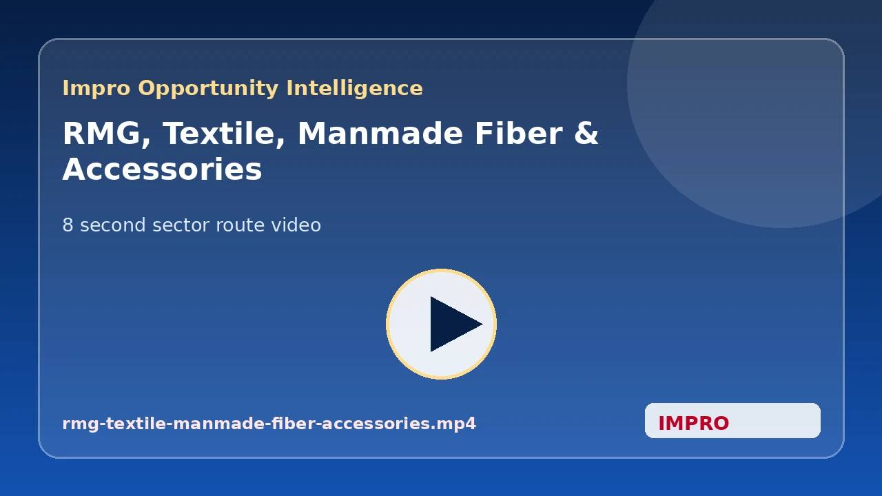 RMG, Textile, Manmade Fiber & Accessories video thumbnail