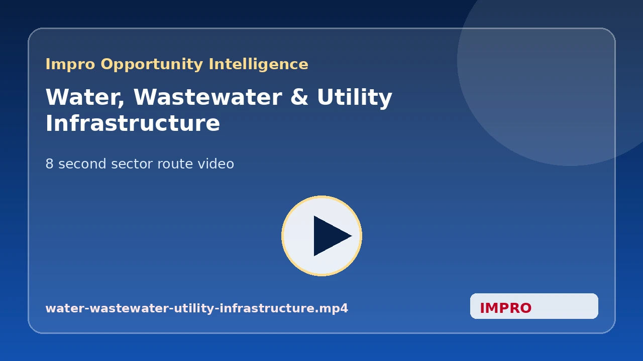 Water, Wastewater & Utility Infrastructure video thumbnail